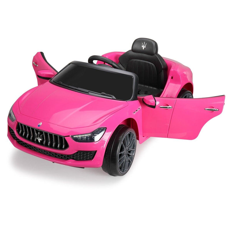 Load image into Gallery viewer, TOBBI 12V Licensed Maserati Gbili Kids Ride on Car with Remote Control, Pink
