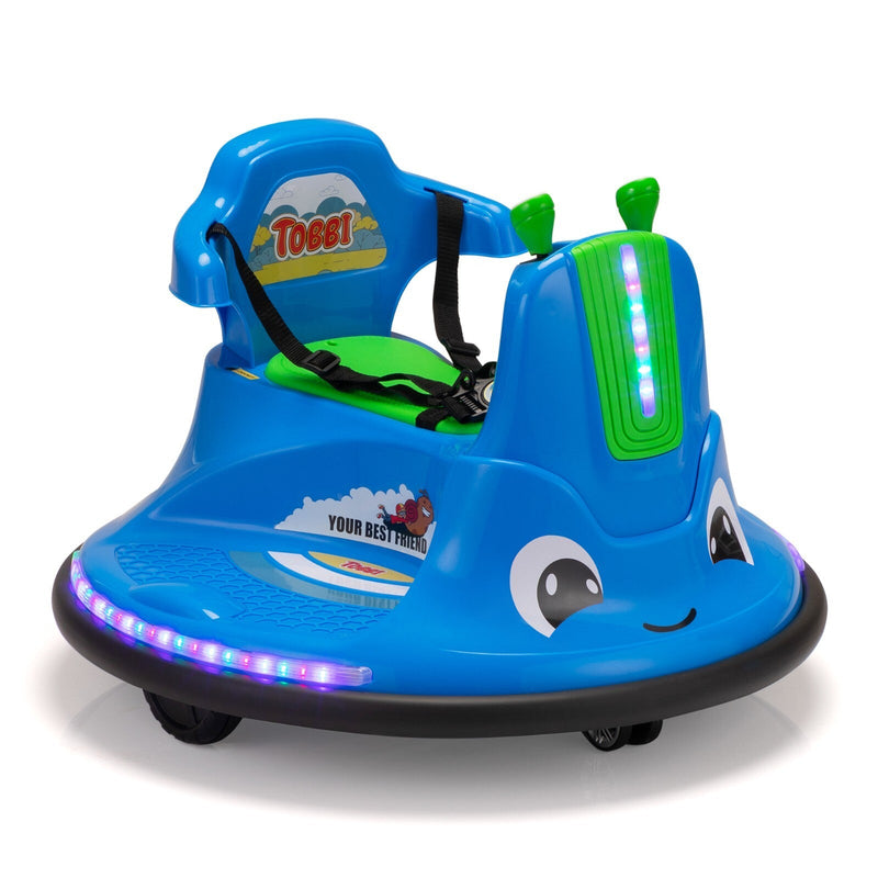 Load image into Gallery viewer, 12V Ride-On Bumper Car with 360° Spinning, Remote Control, Dual Motors, and LED Lights
