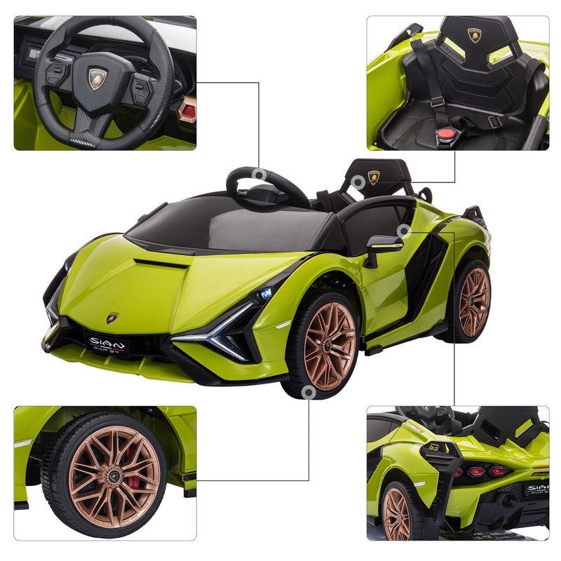 Load image into Gallery viewer, 12V Kids Electric Ride-On Car Licensed Lamborghini Sian with Remote Control and MP3 Player

