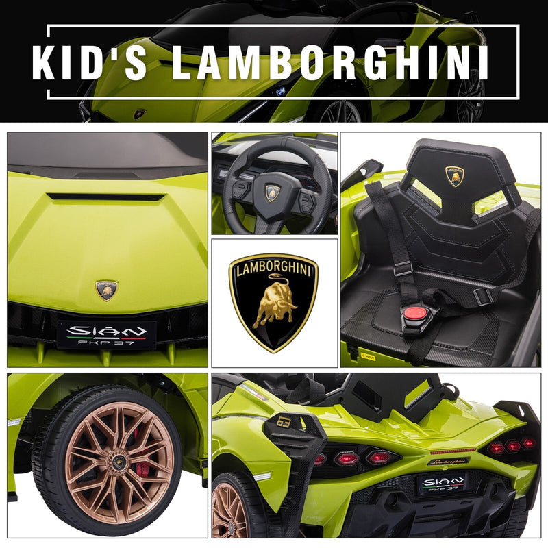 Load image into Gallery viewer, 12V Kids Electric Ride-On Car Licensed Lamborghini Sian with Remote Control and MP3 Player

