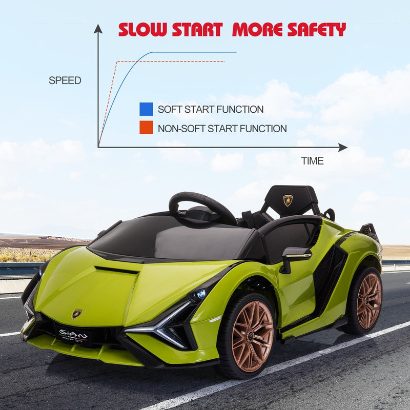 Load image into Gallery viewer, 12V Kids Electric Ride-On Car Licensed Lamborghini Sian with Remote Control and MP3 Player
