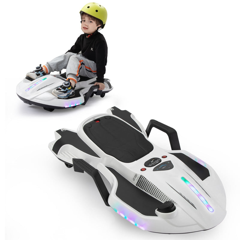 Load image into Gallery viewer, 18V Battery-Powered Ride-On Drift Kart with LED Lights and Music
