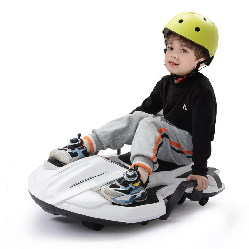 Load image into Gallery viewer, 18V Battery-Powered Ride-On Drift Kart with LED Lights and Music
