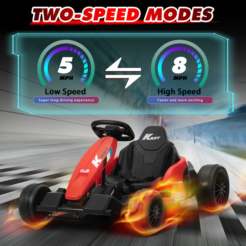 Load image into Gallery viewer, 24V Electric Ride-On Go-Kart Toy Vehicle for Kids Ages 4-16
