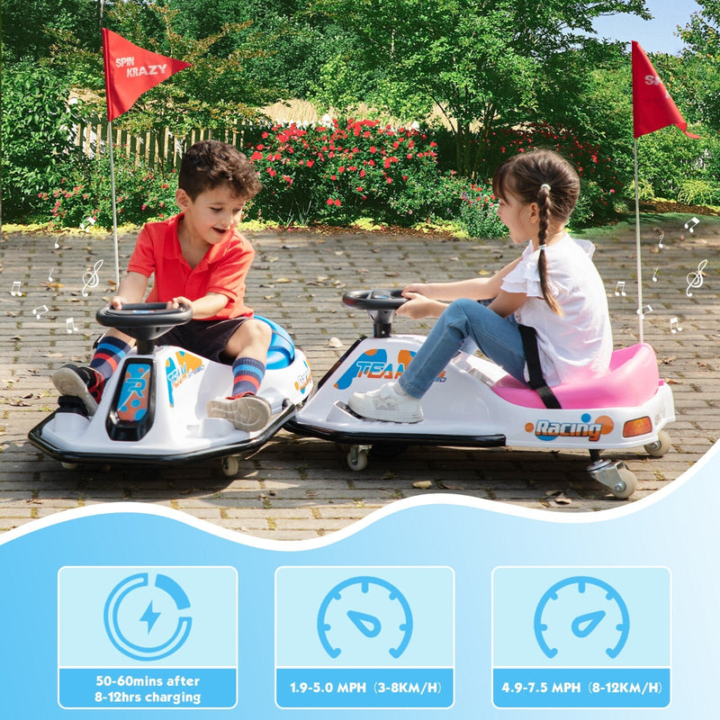 Load image into Gallery viewer, 24V Electric Ride-On Drift Go-Kart Toy for Kids Ages 6-12
