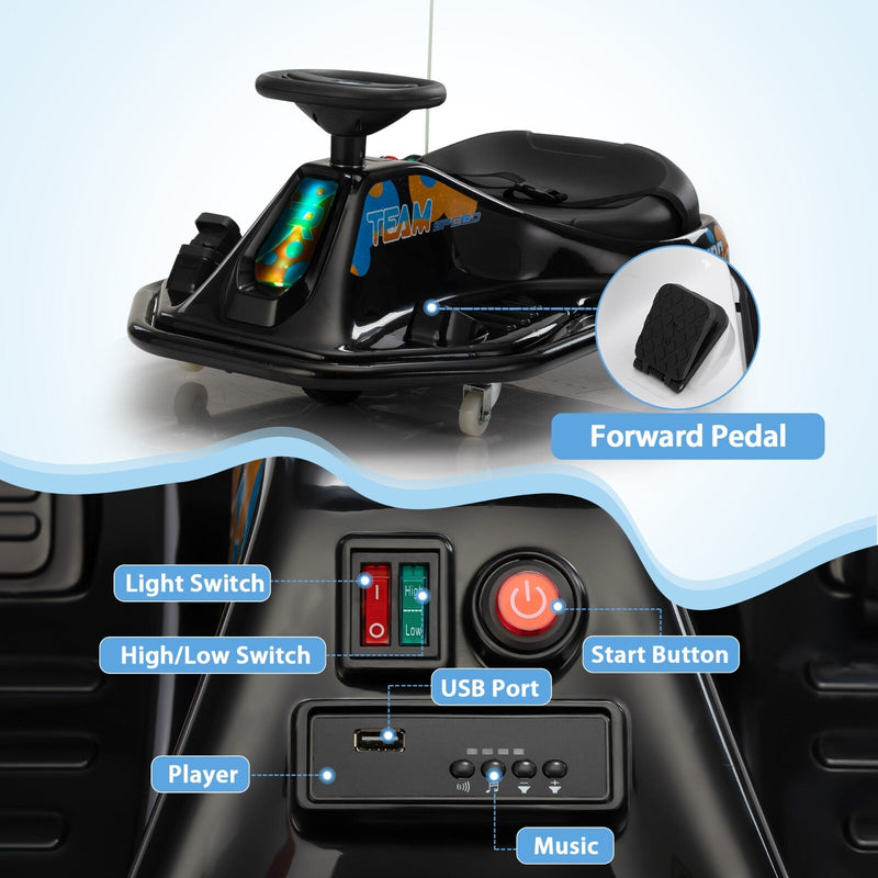 Load image into Gallery viewer, 24V Electric Ride-On Drift Go-Kart Toy for Kids Ages 6-12
