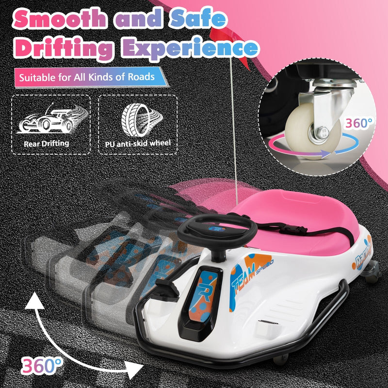 Load image into Gallery viewer, 24V Electric Ride-On Drift Go-Kart Toy for Kids Ages 6-12
