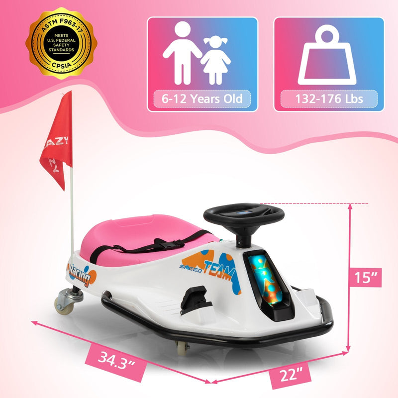 Load image into Gallery viewer, 24V Electric Ride-On Drift Go-Kart Toy for Kids Ages 6-12
