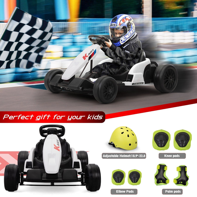 Load image into Gallery viewer, 24V Electric Ride-On Go Kart for Kids Ages 4-16 with Drifting and Racing Features
