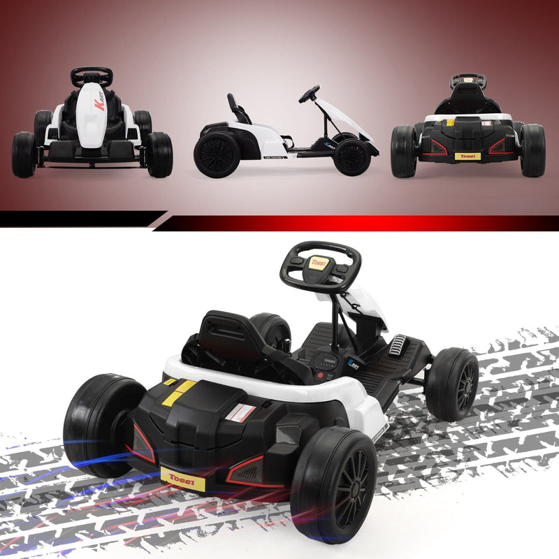 Load image into Gallery viewer, 24V Electric Ride-On Go Kart for Kids Ages 4-16 with Drifting and Racing Features
