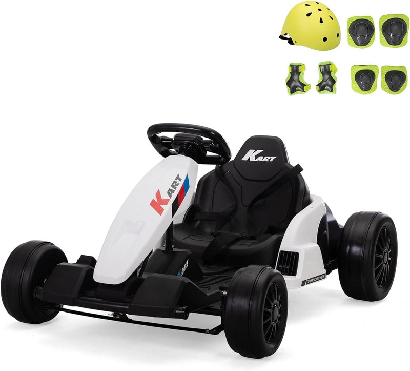 Load image into Gallery viewer, 24V Electric Ride-On Go Kart for Kids Ages 4-16 with Drifting and Racing Features
