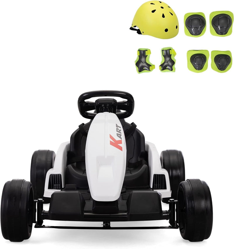 Load image into Gallery viewer, 24V Electric Ride-On Go Kart for Kids Ages 4-16 with Drifting and Racing Features
