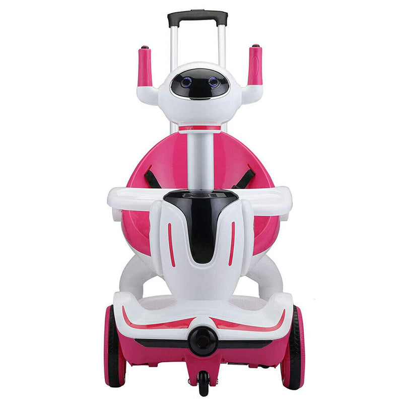 Load image into Gallery viewer, TOBBI 3-in-1 Electric Ride-On Robot Buggy for Kids with Remote Control - Pink
