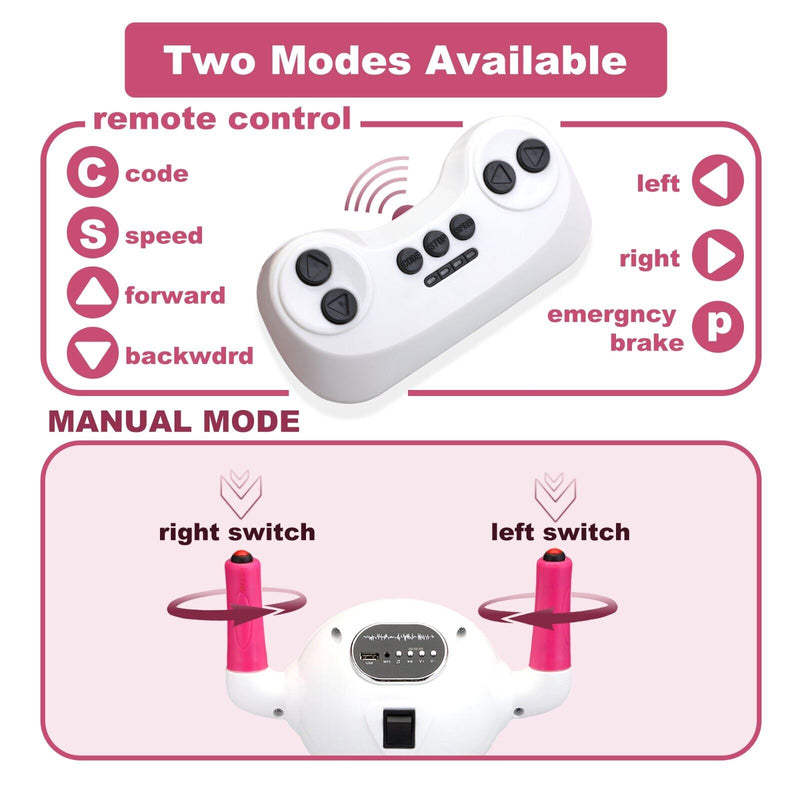 Load image into Gallery viewer, TOBBI 3-in-1 Electric Scooter Robot Buggy Toy for Kids - Ride On Car with Remote Control and 6V Battery
