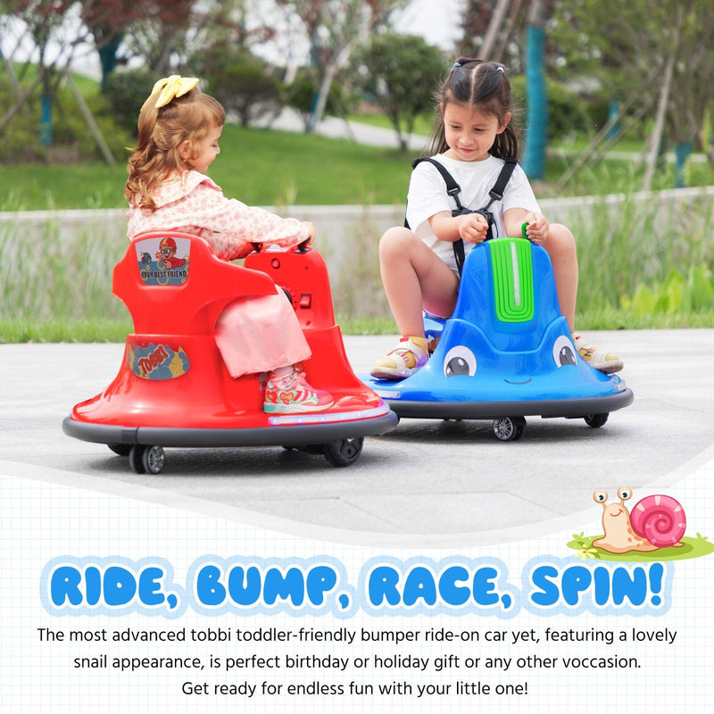 Load image into Gallery viewer, 360° Spinning Electric Ride-On Bumper Car with Remote Control
