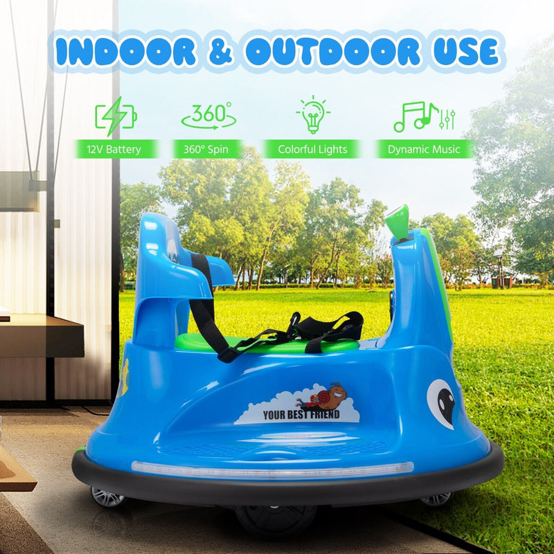 Load image into Gallery viewer, 360° Spinning Electric Ride-On Bumper Car with Remote Control
