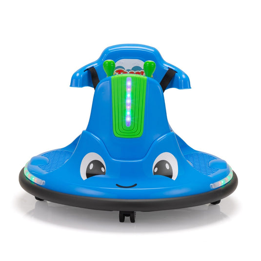 360° Spinning Electric Ride-On Bumper Car with Remote Control