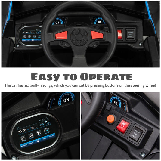 TOBBI Kids 12V UTV Off-Road Buggy Electric Vehicle