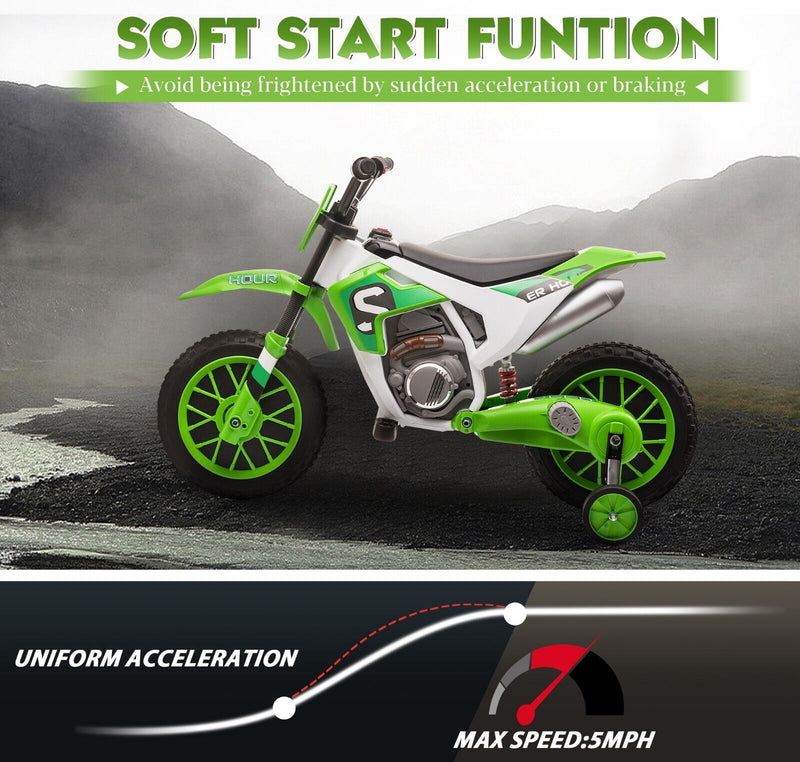 Load image into Gallery viewer, TOBBI Kids Electric Motorbike with Training Wheels - All-in-One Kid-Powered Ride
