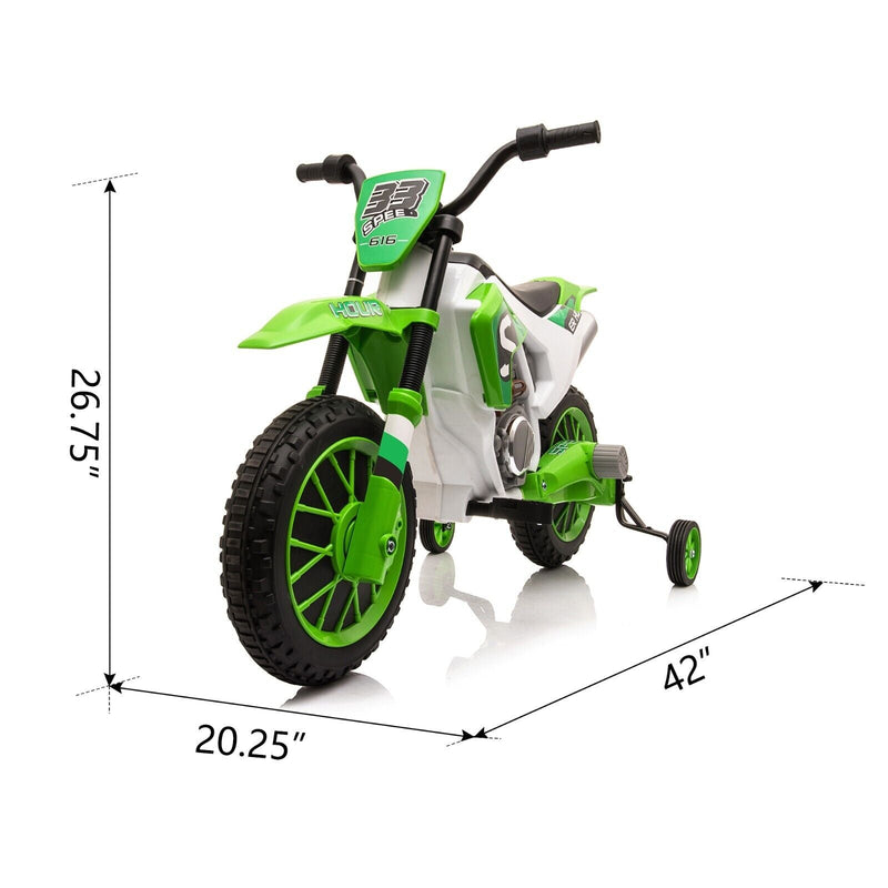 Load image into Gallery viewer, TOBBI Kids Electric Motorbike with Training Wheels - Perfect Gift for Young Riders
