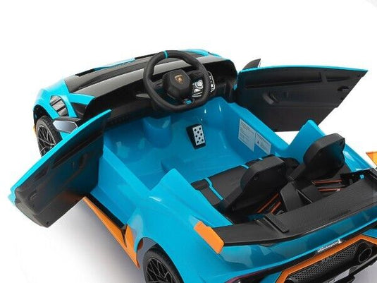 TOBBI 12V Kids Electric Lamborghini STO Sports Car with Remote Control