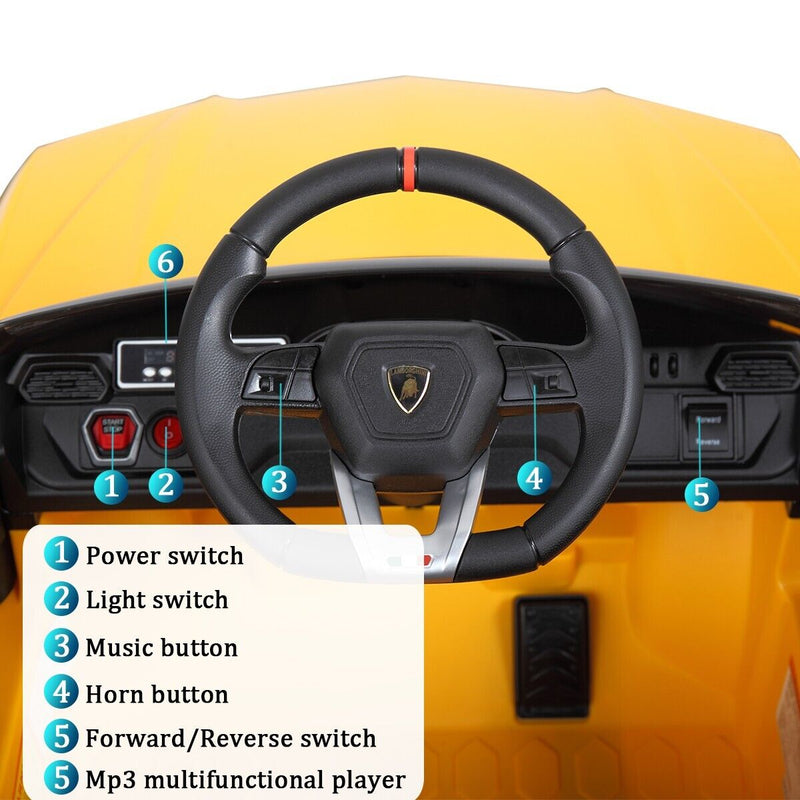 Load image into Gallery viewer, TOBBI Licensed Lamborghini Urus Kids Ride on Car: 12V Electric Four-Wheel Fun for Little Drivers
