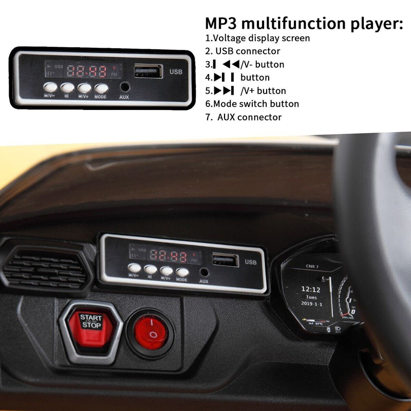 Load image into Gallery viewer, TOBBI Licensed Lamborghini Urus Kids Ride on Car: 12V Electric Four-Wheel Fun for Little Drivers
