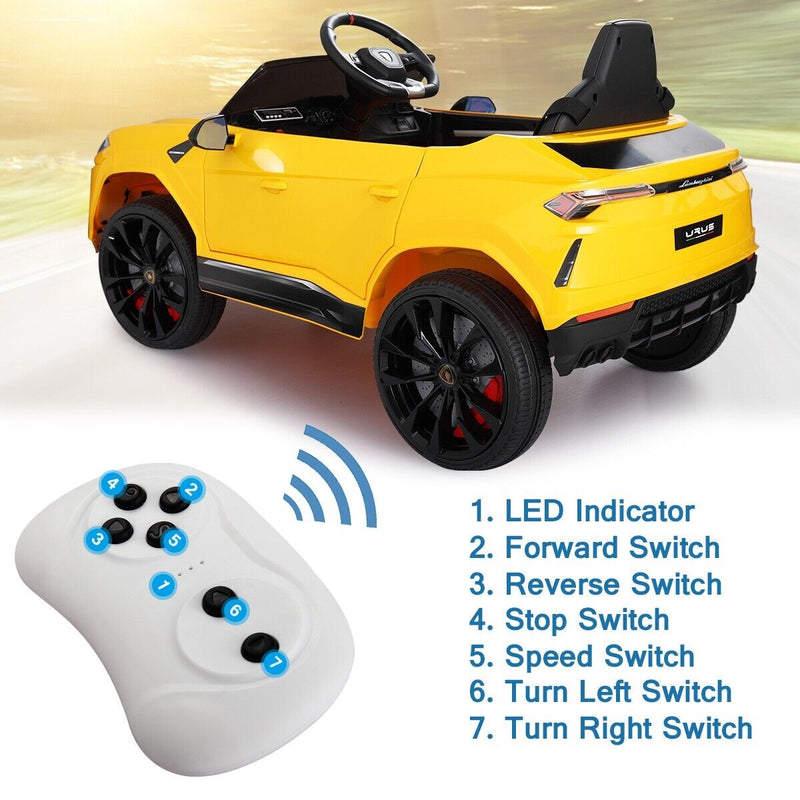 Load image into Gallery viewer, TOBBI Licensed Lamborghini Urus Kids Ride on Car: 12V Electric Four-Wheel Fun for Little Drivers
