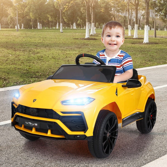 TOBBI Licensed Lamborghini Urus Kids Ride on Car: 12V Electric Four-Wheel Fun for Little Drivers
