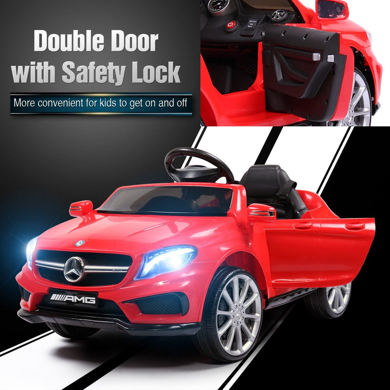 Load image into Gallery viewer, TOBBI Licensed Mercedes Benz Ride-On Car for Kids with Remote Control and Opening Doors - Red
