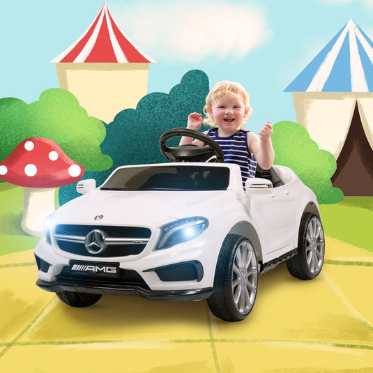 TOBBI Mercedes Benz Licensed Kids Electric Ride-On Car with Remote Control and MP3 Player