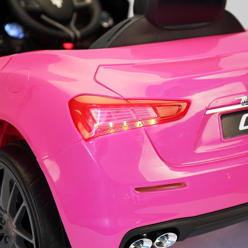 Load image into Gallery viewer, TOBBI Pink Licensed Maserati Gbili Kids Ride on Toy 12V Battery Powered Car with Remote Control
