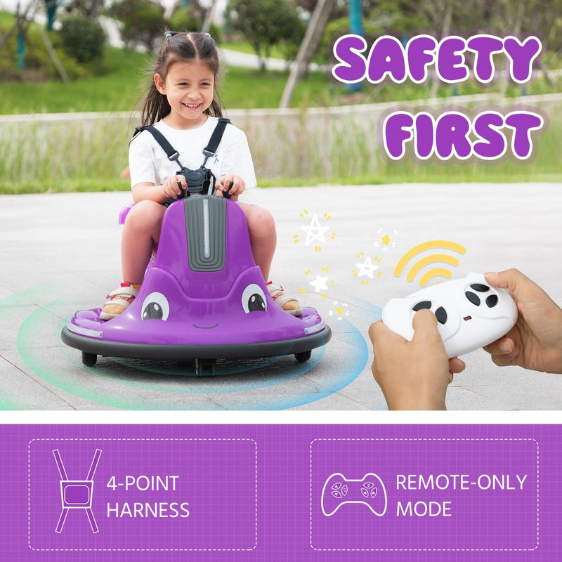 Load image into Gallery viewer, 12V Electric Snail Bumper Ride-On Toy Car Battery Powered for Kids
