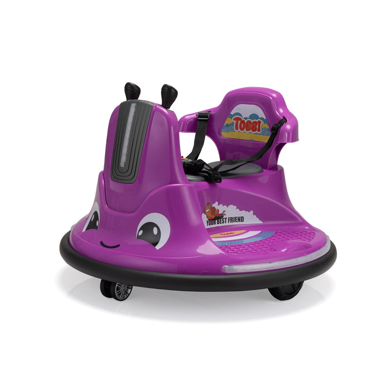 Load image into Gallery viewer, 12V Battery-Powered Electric Snail Bumper Ride-On Car Toy
