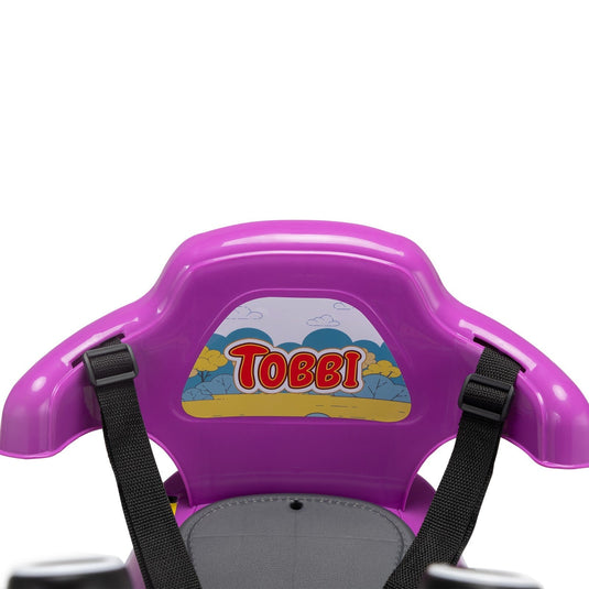 12V Battery-Powered Electric Snail Bumper Ride-On Car Toy