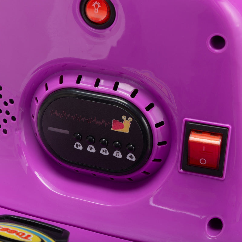 Load image into Gallery viewer, 12V Battery-Powered Electric Snail Bumper Ride-On Car Toy
