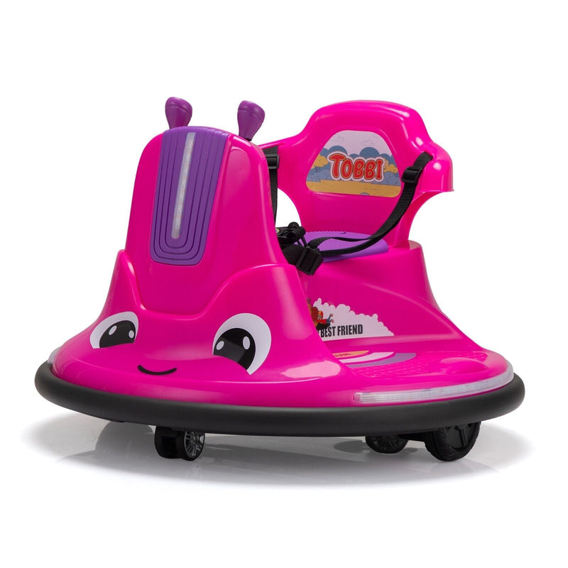 Load image into Gallery viewer, TOBBI Snail Shaped 12v Electric Ride On for Toddlers - Rosy+Light
