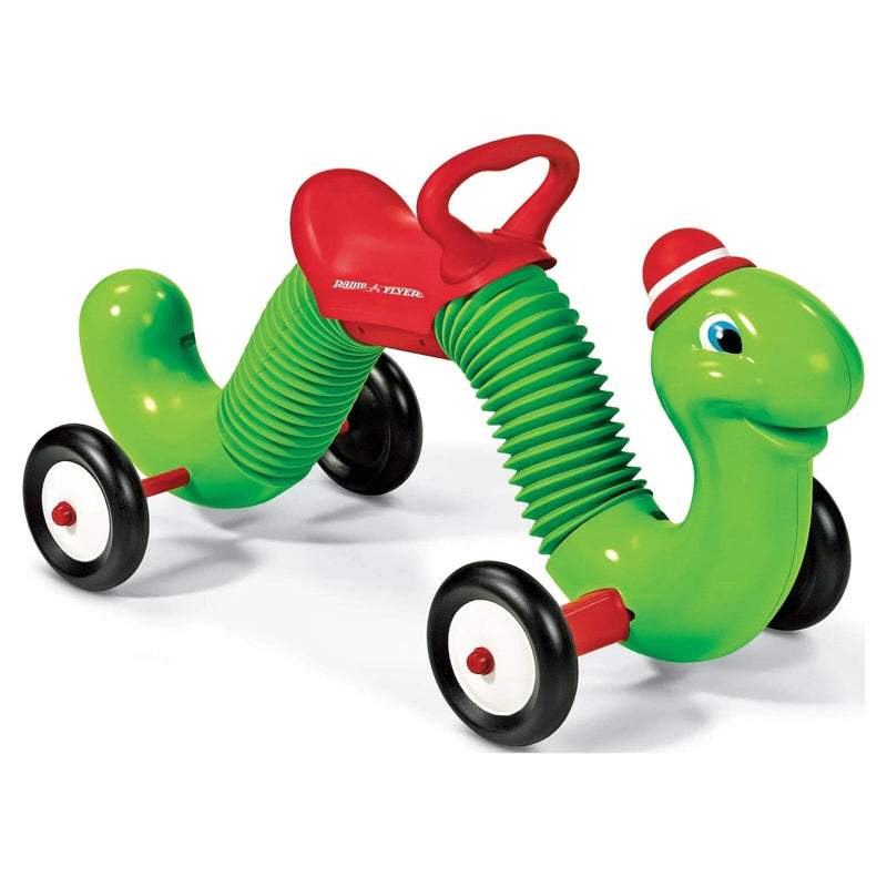 Load image into Gallery viewer, Green Inchworm Toddler Ride-On Toy with 50lb Weight Capacity
