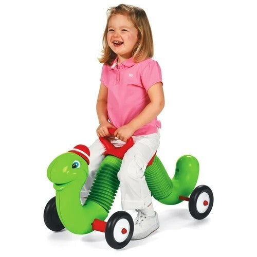 Load image into Gallery viewer, Green Inchworm Toddler Ride-On Toy with 50lb Weight Capacity
