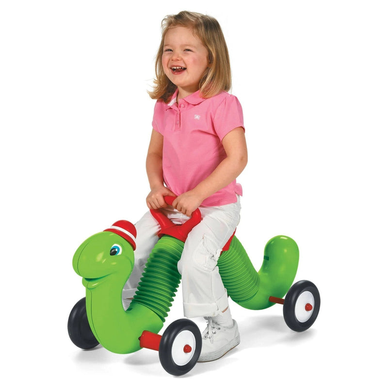 Load image into Gallery viewer, Green Inchworm Toddler Ride-On Toy with 50lb Weight Capacity
