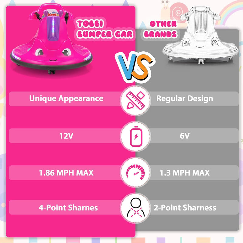 Load image into Gallery viewer, 12V Electric Snail-Shaped Ride-On Bumper Car for Toddlers with Remote Control
