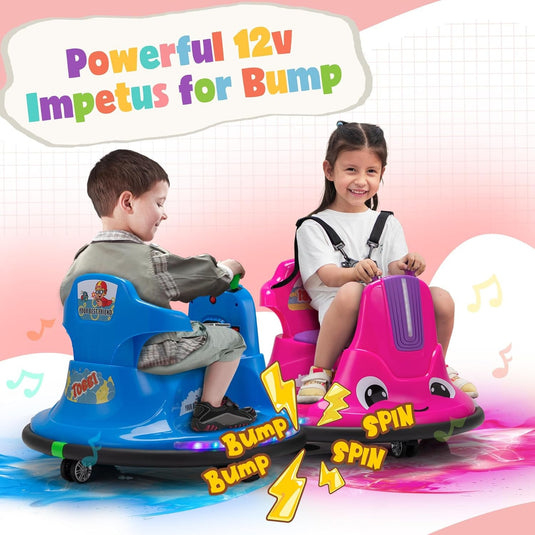 12V Electric Snail-Shaped Ride-On Car for Toddlers with Remote Control