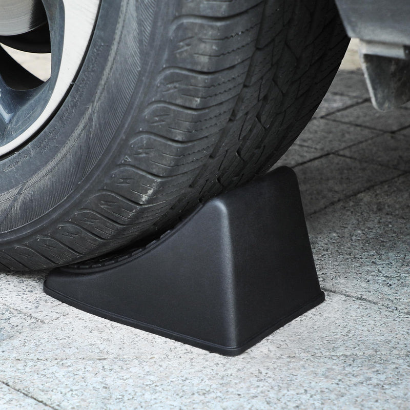 Load image into Gallery viewer, Heavy Duty 8 Inch Wheel Chocks and Wedges for Cars, Travel Trailers, and RVs
