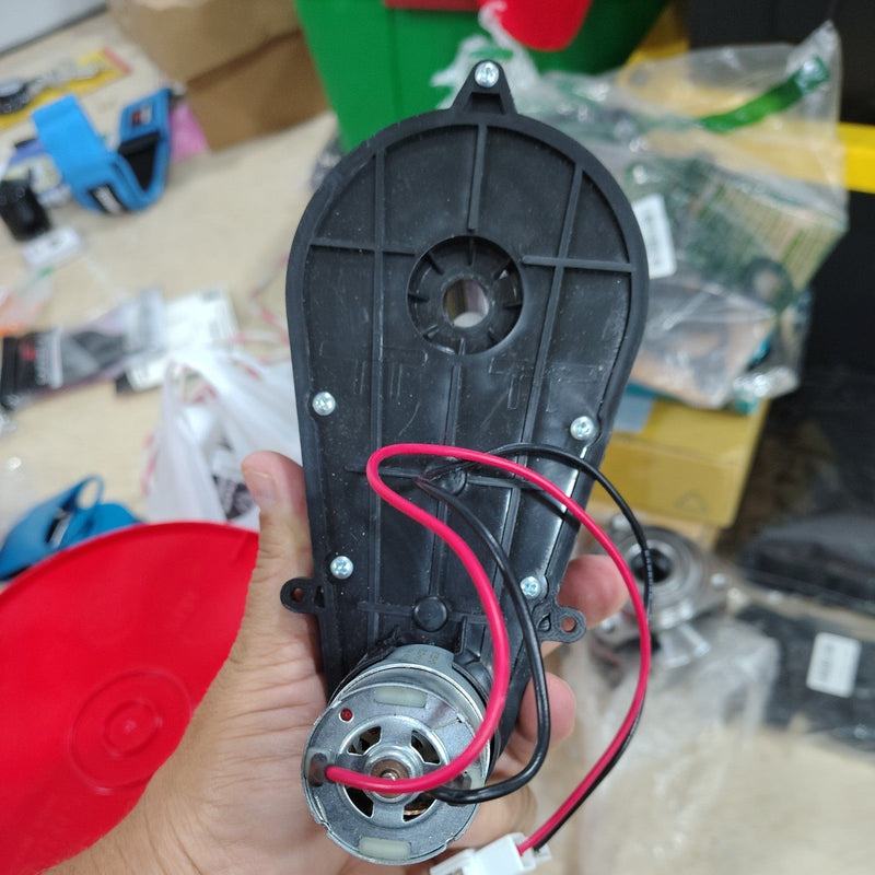 Load image into Gallery viewer, 12V Electric Motor Gearbox 40000 RPM with Right/Left Power Wheels Control
