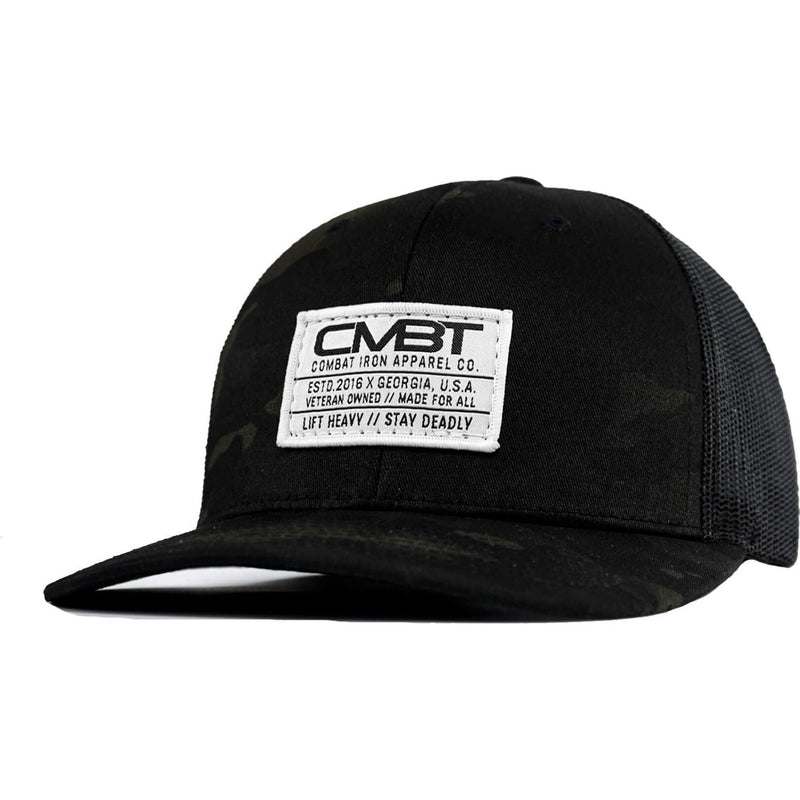 Load image into Gallery viewer, Branded CMBT White Labeled Snapback Hat
