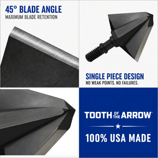 Load image into Gallery viewer, TOTA | 100 grain broadhead | 1-inch single bevel | fixed blade
