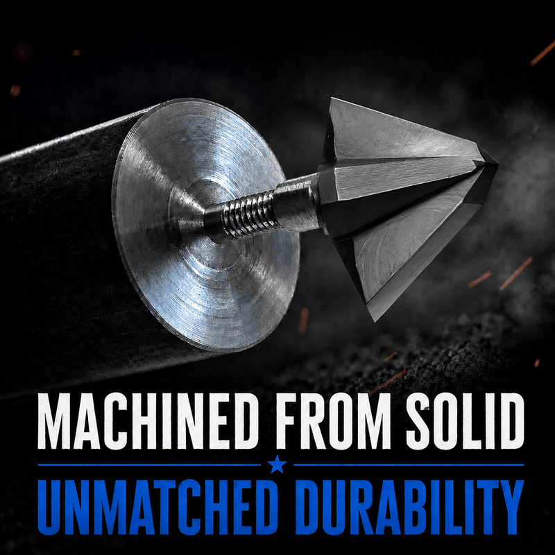 Load image into Gallery viewer, TOTA | 100 grain broadhead | 1-inch single bevel | fixed blade

