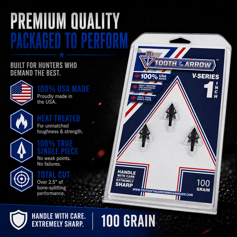Load image into Gallery viewer, TOTA | 100 grain broadhead | 1-inch vented | fixed blade
