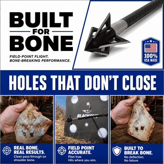 TOTA | 100 grain broadhead | 1-inch vented | fixed blade