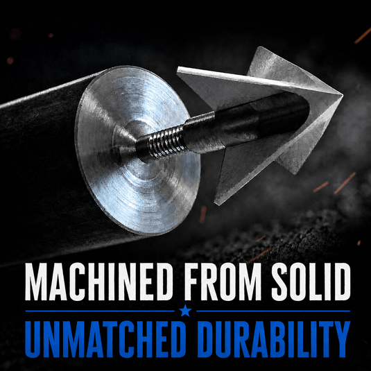 TOTA | 125 grain broadhead | 1-inch solid | fixed blade